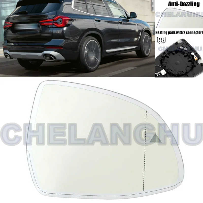 

Для BMW X3 G08/G01 F25 X4 G02 X5 G05 X6 G06 X7 G07 2018 2019 2020 2021 2022 2023 правое боковое стекло заднего зеркала с автоматическим затемнением