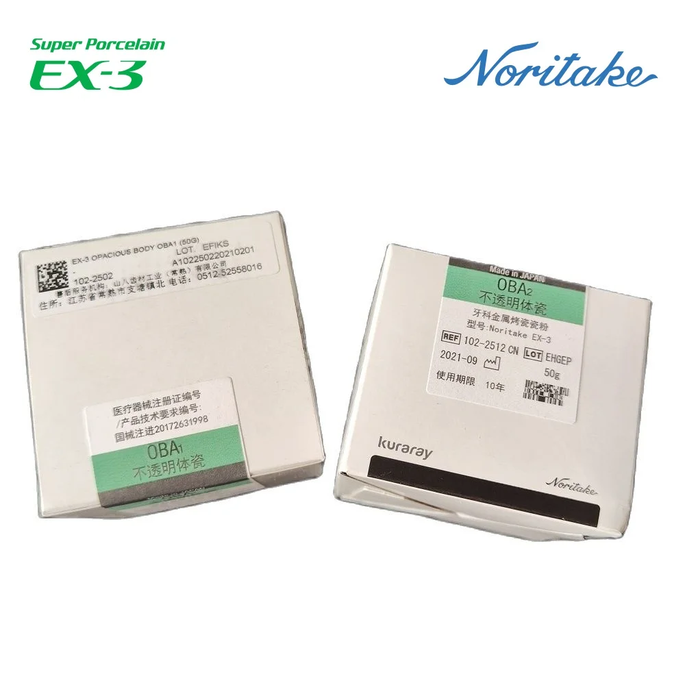 Порошок фарфора Noritake Ex 3 50 г паста непрозрачная 6 стоматологические лабораторные