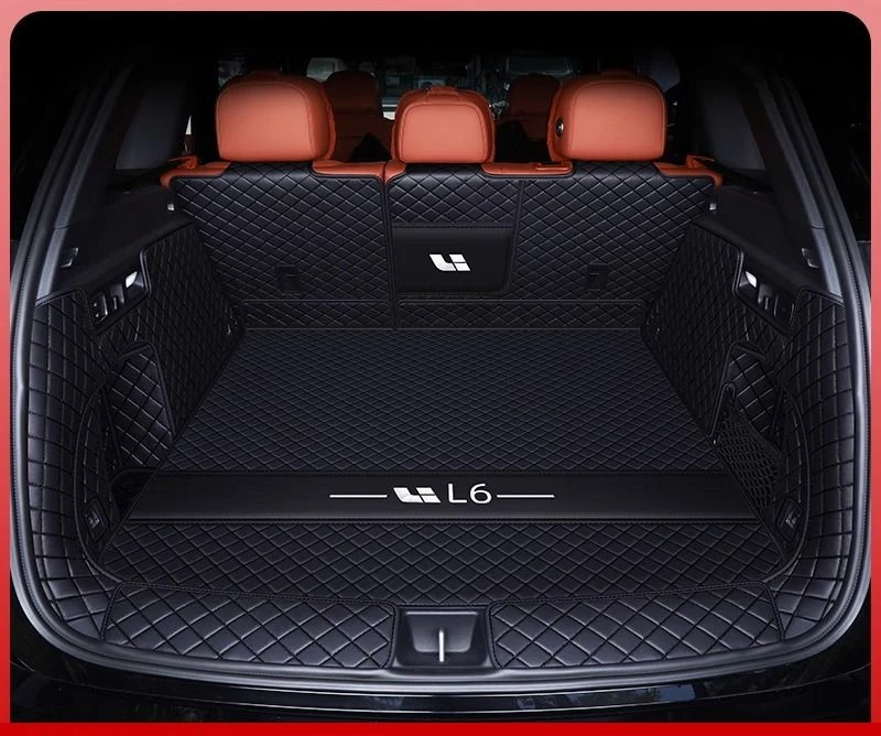 

Коврики в багажник на заказ для Lixiang Li L6 2025, аксессуары Chery, прочные коврики для багажника, водонепроницаемые грязезащитные коврики для автомобилей