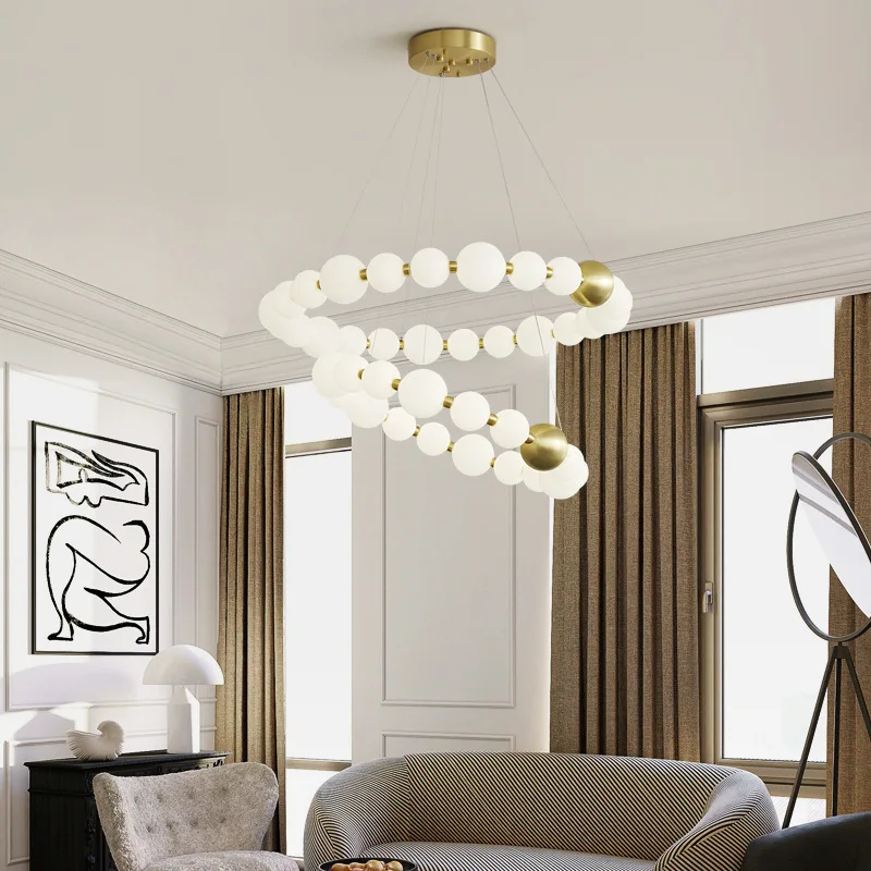 

Nordic Design Ring Restaurant Pendant Lamp Modern Simple Living Room Bedroom Hang Lamp Black Round Dining Room Lighting Fixture