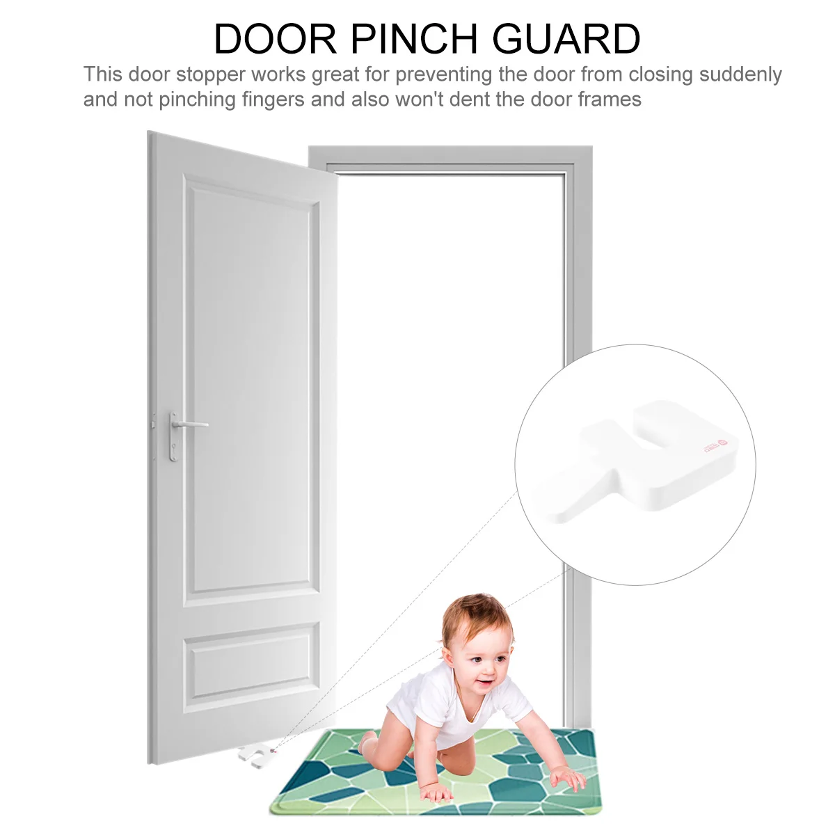 

Раздвижные детские защитные двери на палец, домашняя защита от зажимов, стопор, защелка, бампер, блокировка детской двери