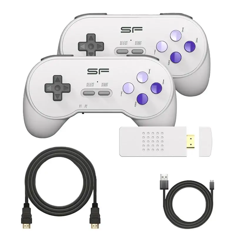 

Video Game Console Built-in 3000 Games 4K HD Retro Handheld Game Console Wireless Controller Game Stick For Christmas Gift