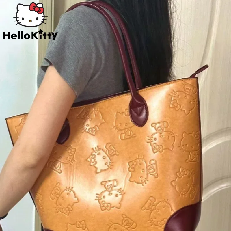 Женская сумка-ведро из ПУ кожи с принтом