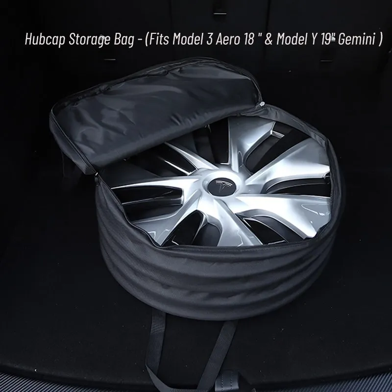 

18" 19" Wheel Bag For Tesla Model 3 Model Y Hubcaps Bag 2017-2022 2023 Oxford Wheels Storage Bag Universal 18" 19" Wheels Bag