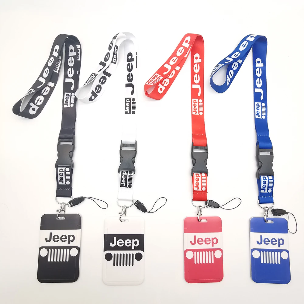 

Ремешок для ключей JEEP Buckle, брелок из АБС-пластика для банковских, кредитных карт, кошелька для автобуса, удостоверения личности, чехол-держа...
