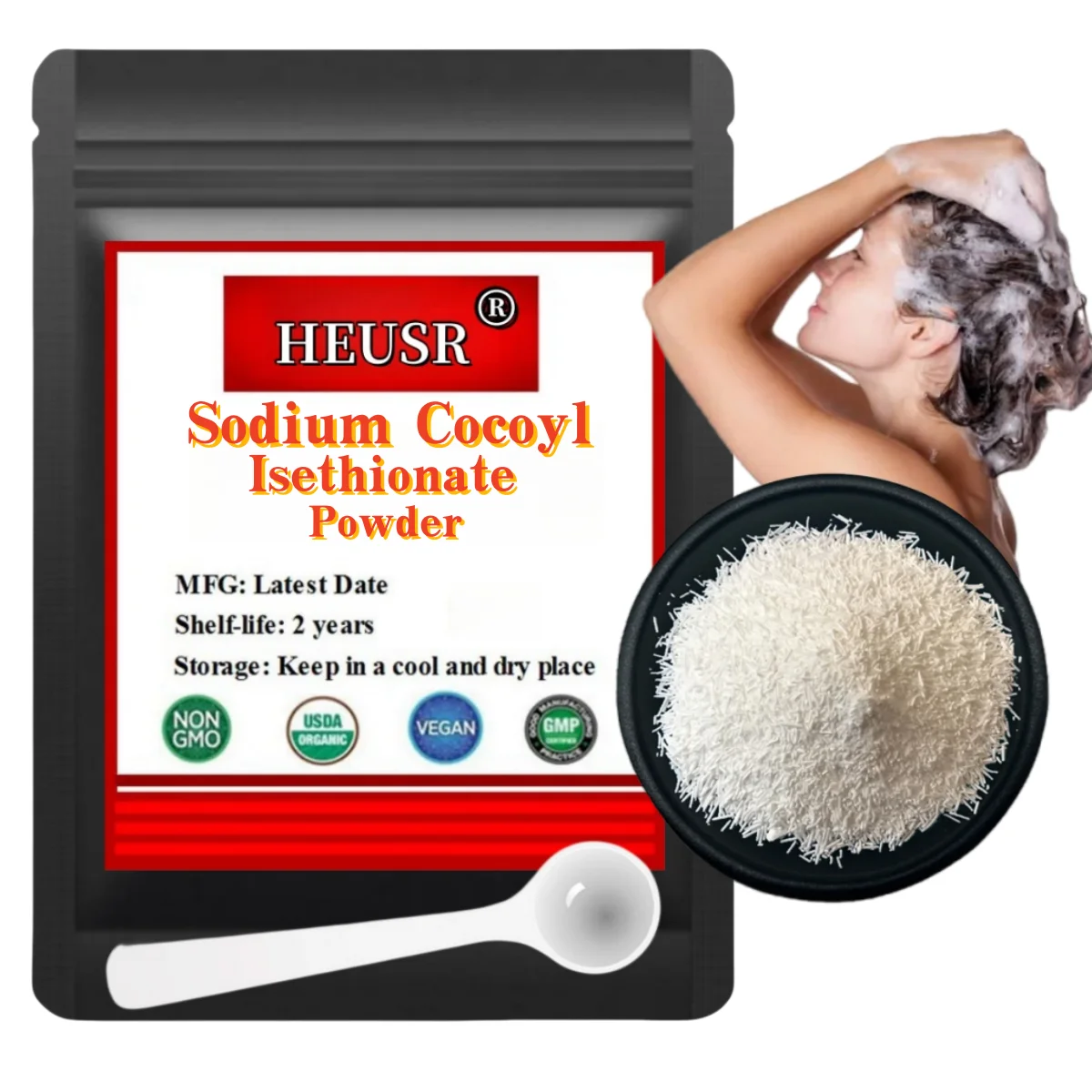 Лидер продаж Sci-85 Sodium Cocoyl Изотионный порошок для серфинга шампуня и геля