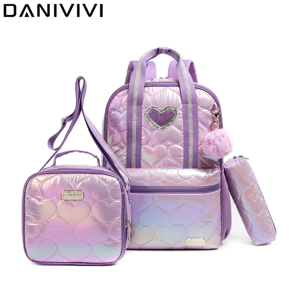 For Girls Large Capacity Little Kids Preschool Bookbag Lunch Box School Bags For Girls Mochilas