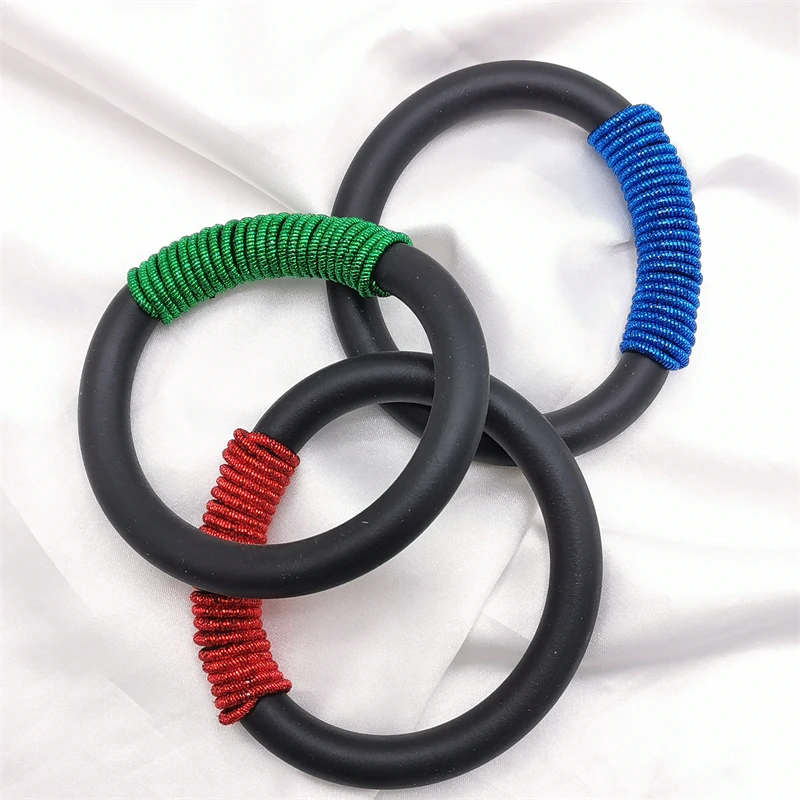 

New Handmade Rubber Bracelet Women Bohemian Couple Bangle Kpop Accessories Bridesmaid Gift Hip Hop Jewelry Friendship Bracelets