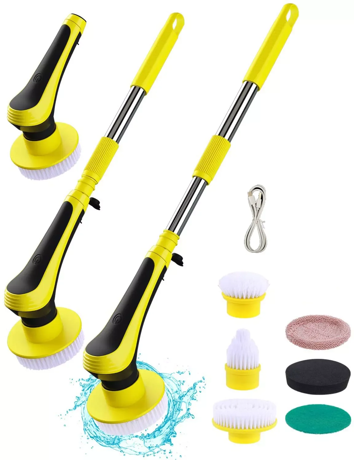 

11 in 1 Electric Cleaning Brush Kit Electric Spin Cleaning Scrubber Electric Cleaning Tools Wireless Electric Cleaning Brushes