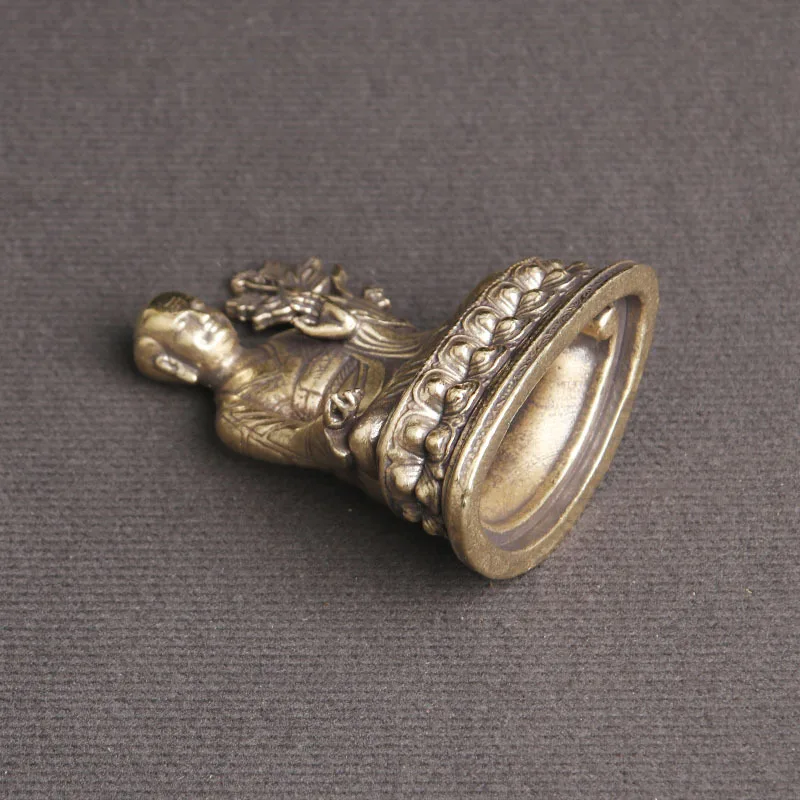 Статуя Будды Sakya Gongganinbu ретро Латунное настольное украшение