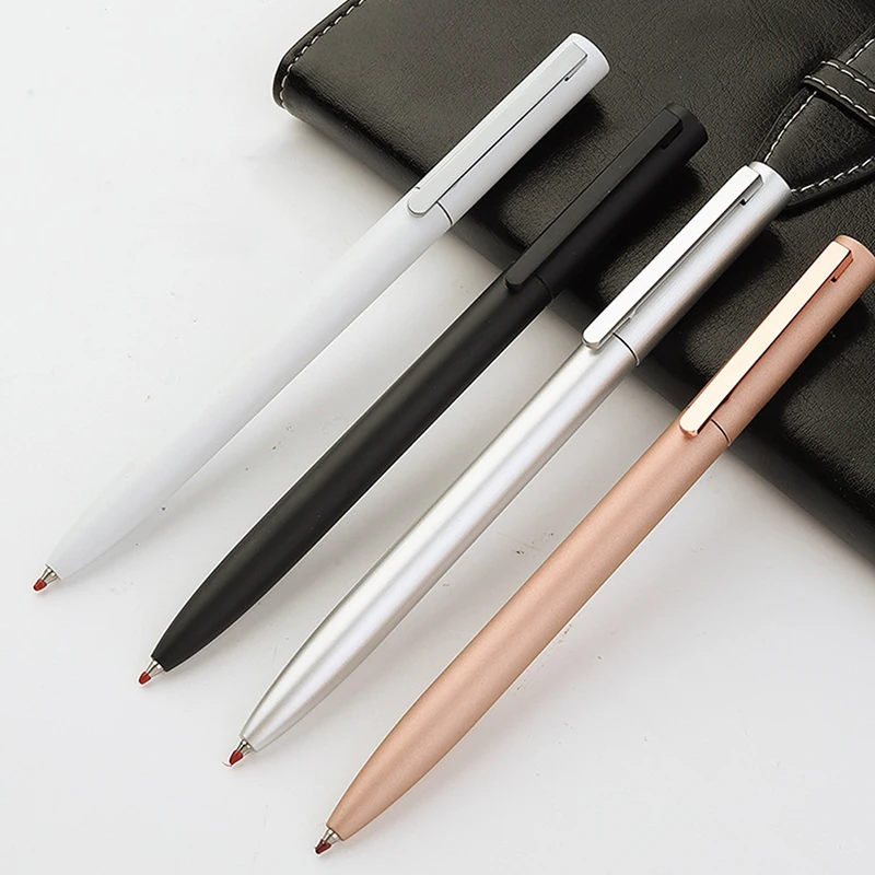 

Высококачественная шариковая ручка, металлическая Вращающаяся ручка для подписи, каллиграфия, письмо, вращающиеся гелевые ручки, канцелярские принадлежности для школы и офиса