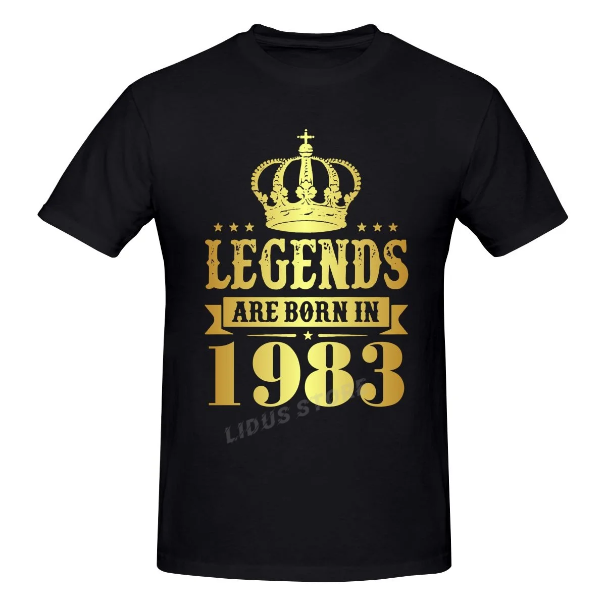 

Legends Are Born In 1983 39 Years For 39th Birthday Gift T-shirt Harajuku Streetwear 100% Cotton Graphics Tshirt Brands Tee Top