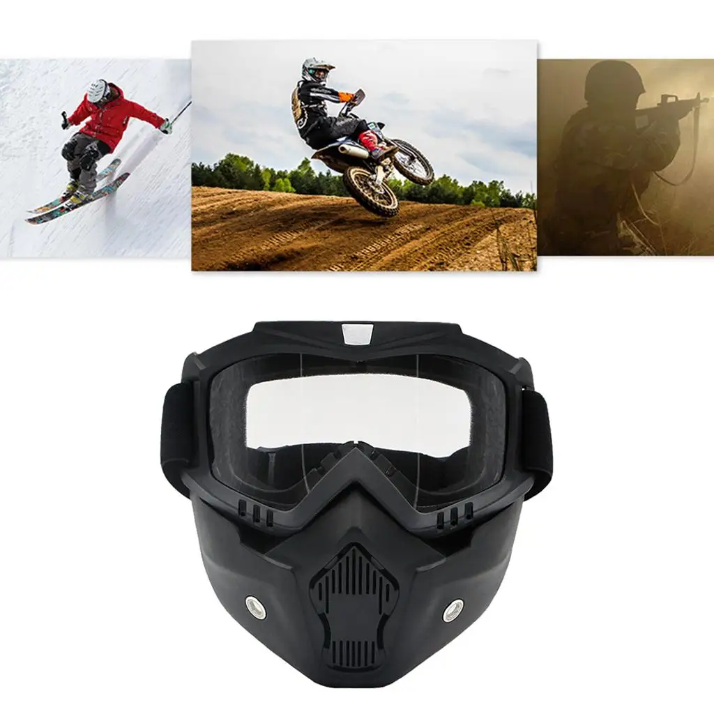 

Lohobby 3x Motocross s Bike Anti Fog Windproof Glasses Protector