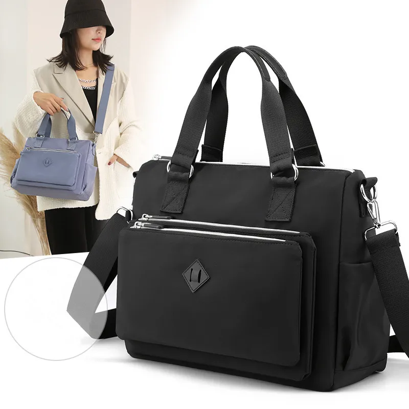 Women's Messenger Bags Waterproof Nylon Shoulder Totes High Quality Large Handbag Female Travel Crossbody Bags Top-handle Bag