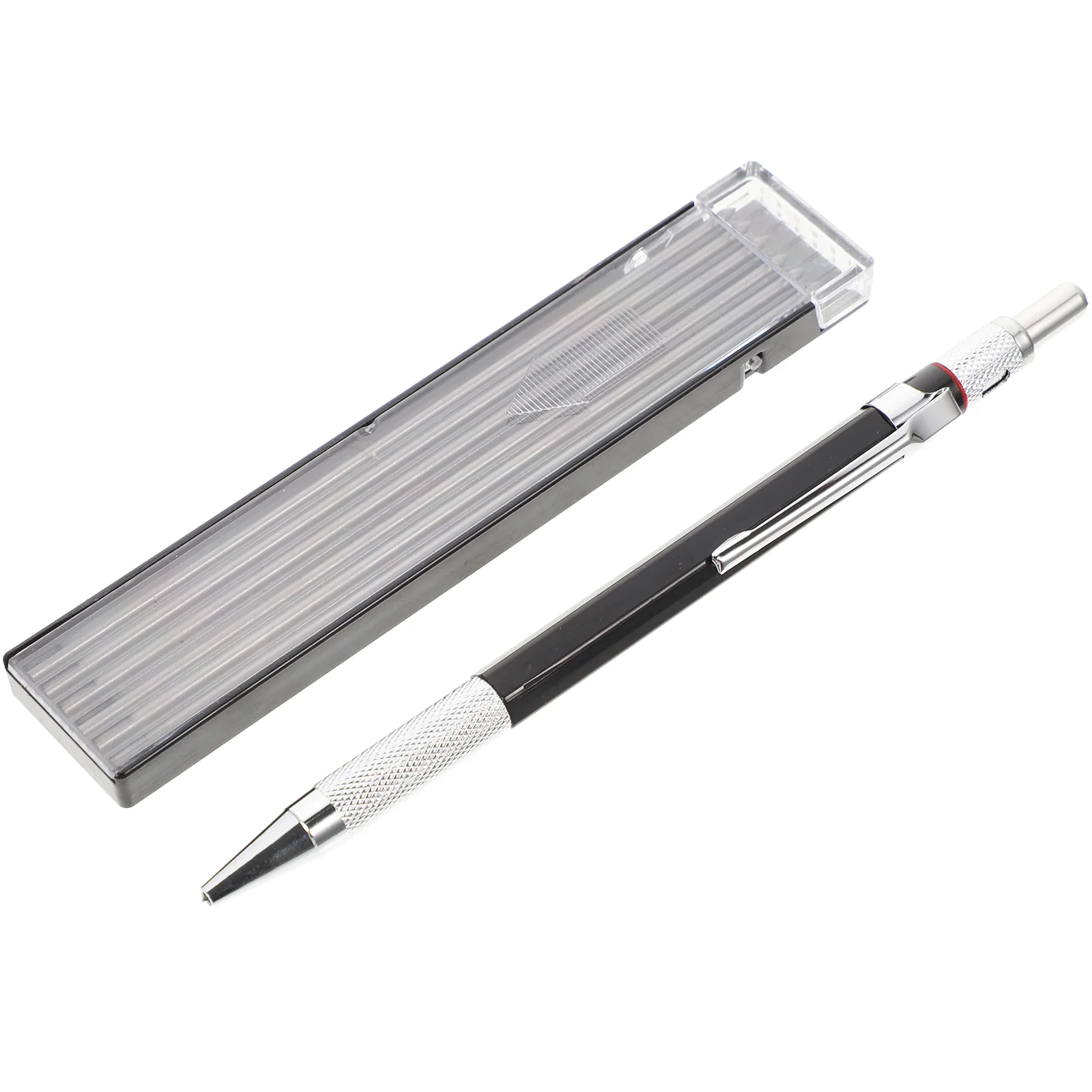 

Mechanical Students School Drawing Propelling Writing Refills Metal Kids Colored Personalised 0.5 Drafting Cute Pen Retractable