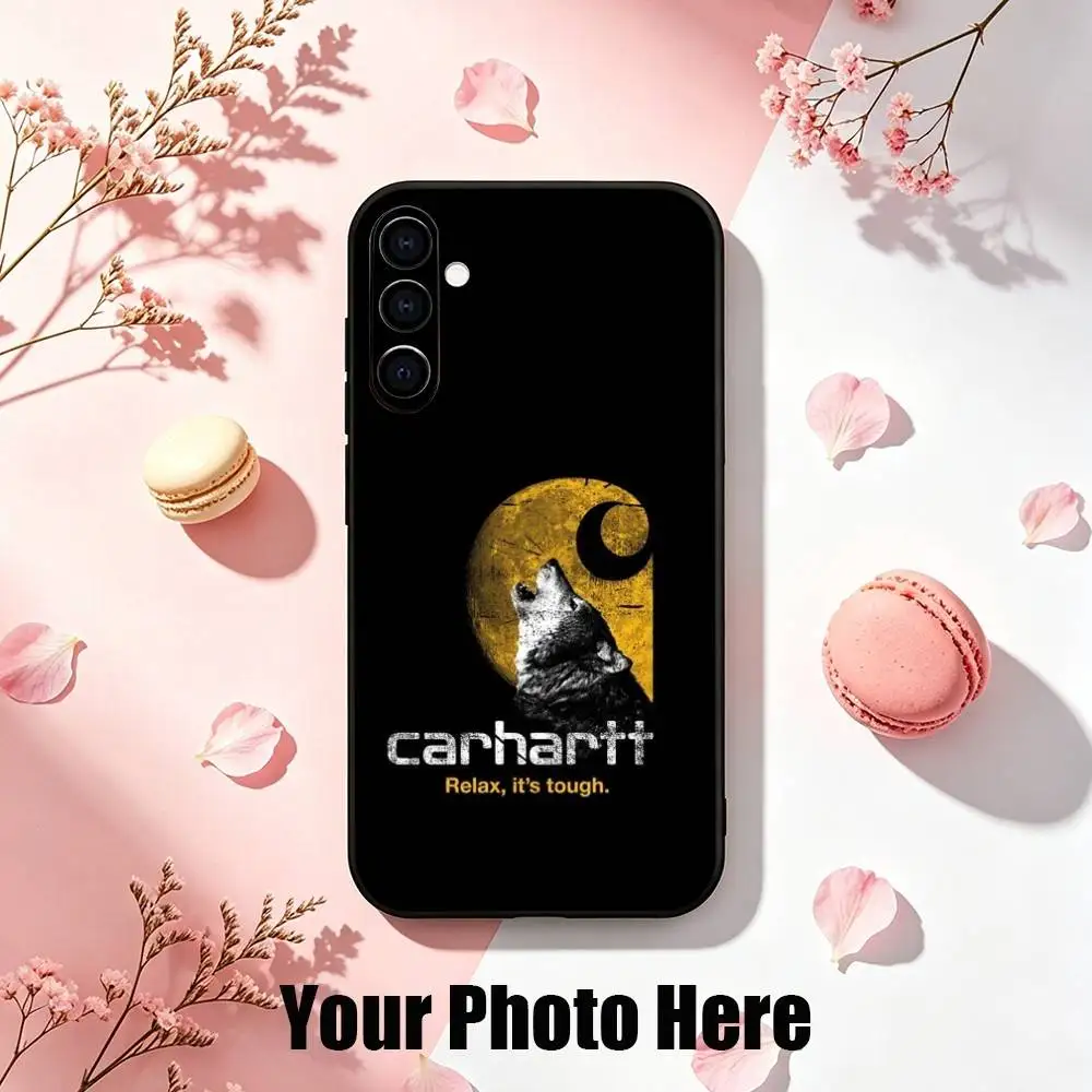 Самый продаваемый чехол Carhartts V-Vintage для Samsung Galaxy A73, A72, A71, A70, A53, A52, A51, мягкий силиконовый черный чехол (art.: 3920db4dfe146) - 3920db4dfe146