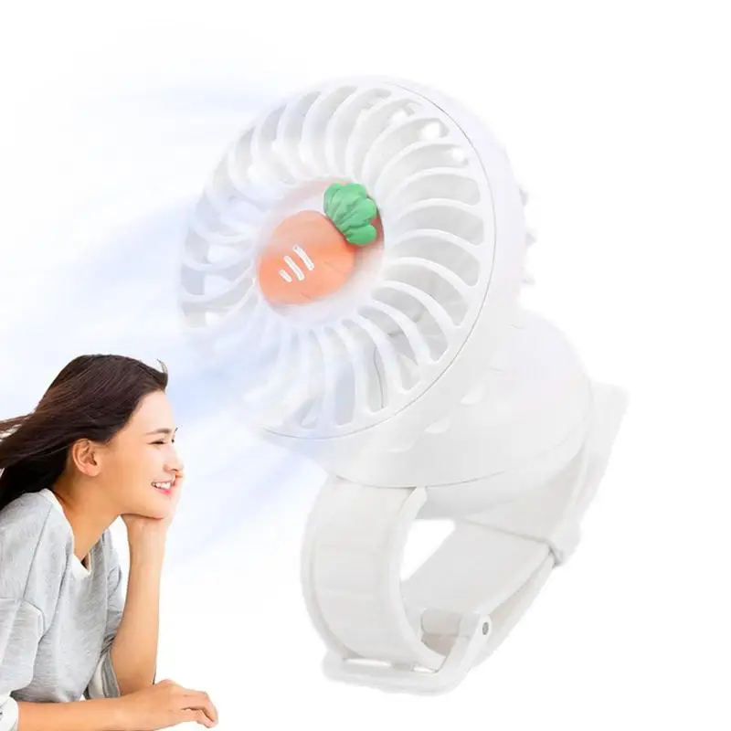 

Summer Mini Cooling Fan Ultra-Quiet Comfortable Strap Watch Fan Rechargeable Fan Wearable Watch Shape Cooling Fan Hot Weather
