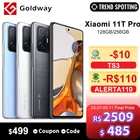 Смартфон Xiaomi 11T Pro, 128256 ГБ, Snapdragon 888 восемь ядер, камера 120 МП, 120 Вт, HyperCharge, Гц, AMOLED дисплей