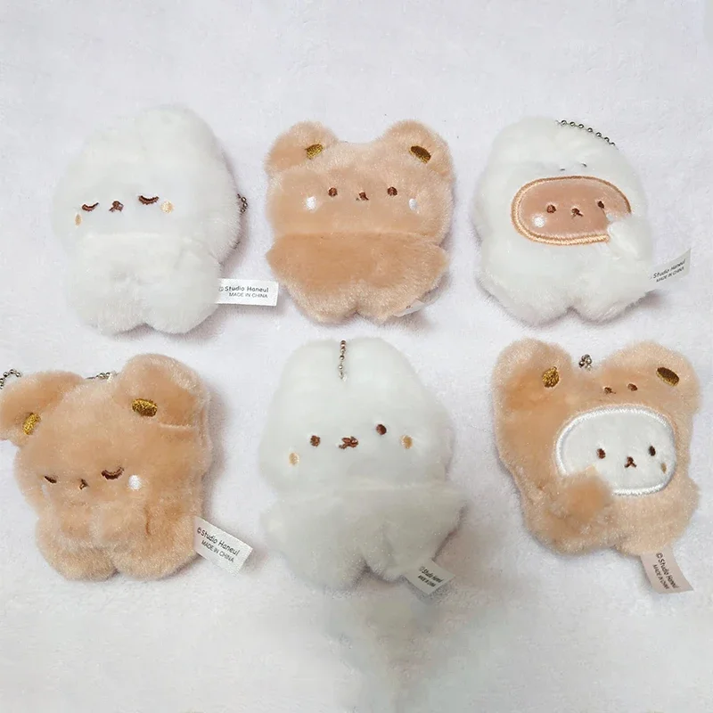 Оригинальный плюшевый кролик и медведь QUALIA Gashapon Qversion мини-фигурка аниме модель