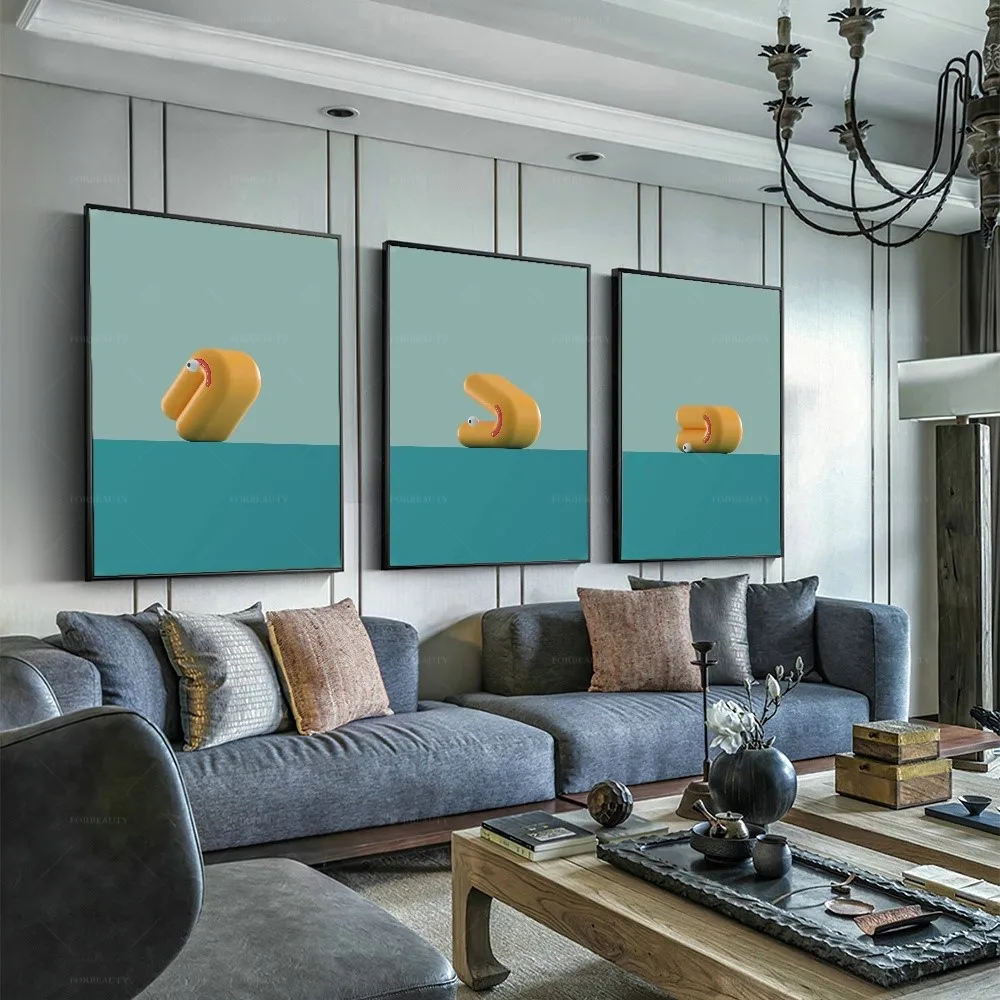 

Декоративная картина для детской спальни с объемными персонажами, прикроватная Настенная картина, огромное украшение для фойе