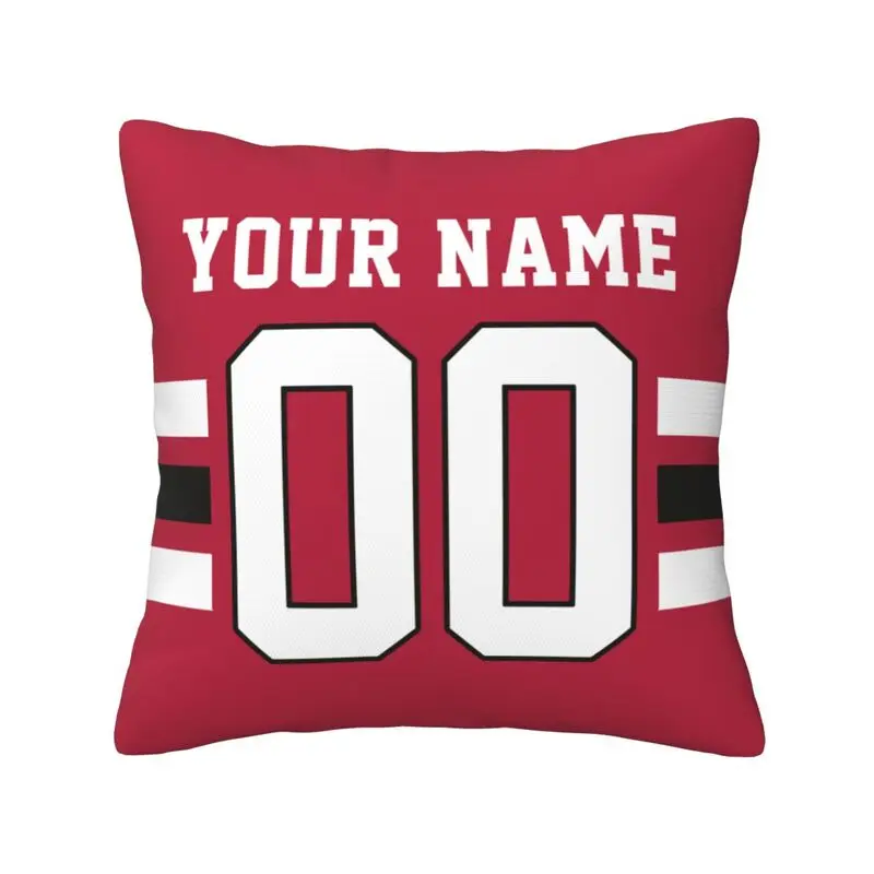 Индивидуализированная наволочка с именем и номером Атланты Футбольные Подарки