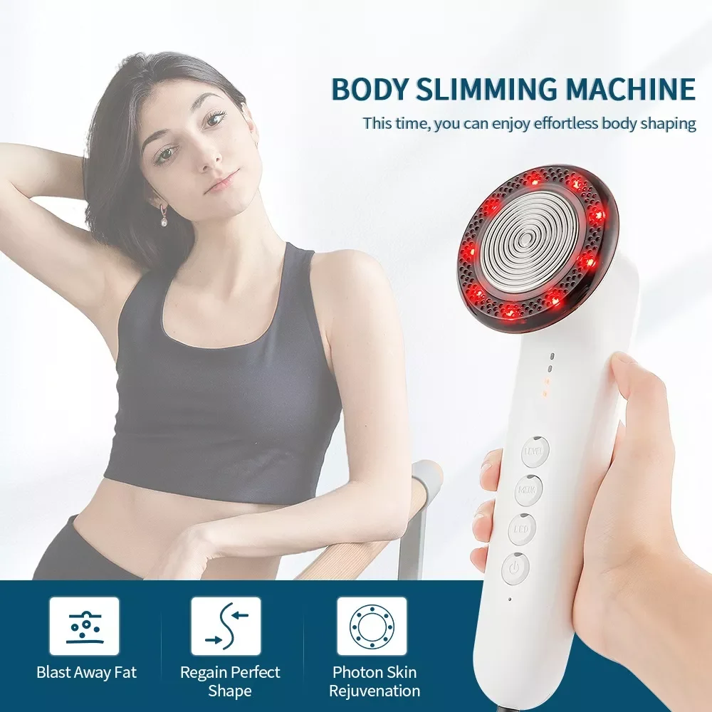 40K Ultrasonic Cavitation Full Body Massager 4-IN-1 Fat Burner Cellulite 6 Colors Phototherapy Skin Firming Body Slimming Machin
