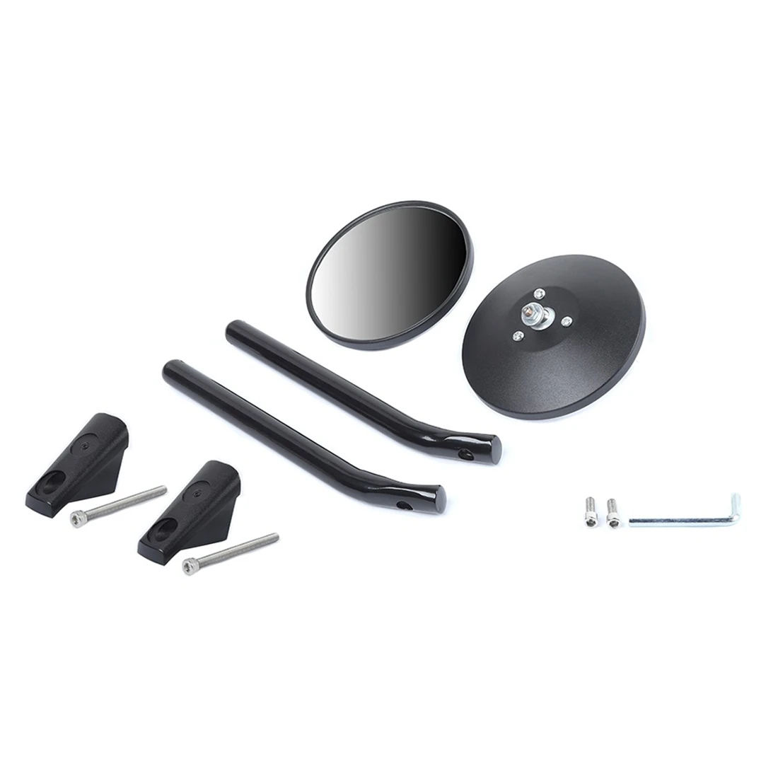 

Автомобильное зеркало заднего вида с ручкой стойки для Jeep Wrangler JL Gladiator JT 2018-2022, черные аксессуары