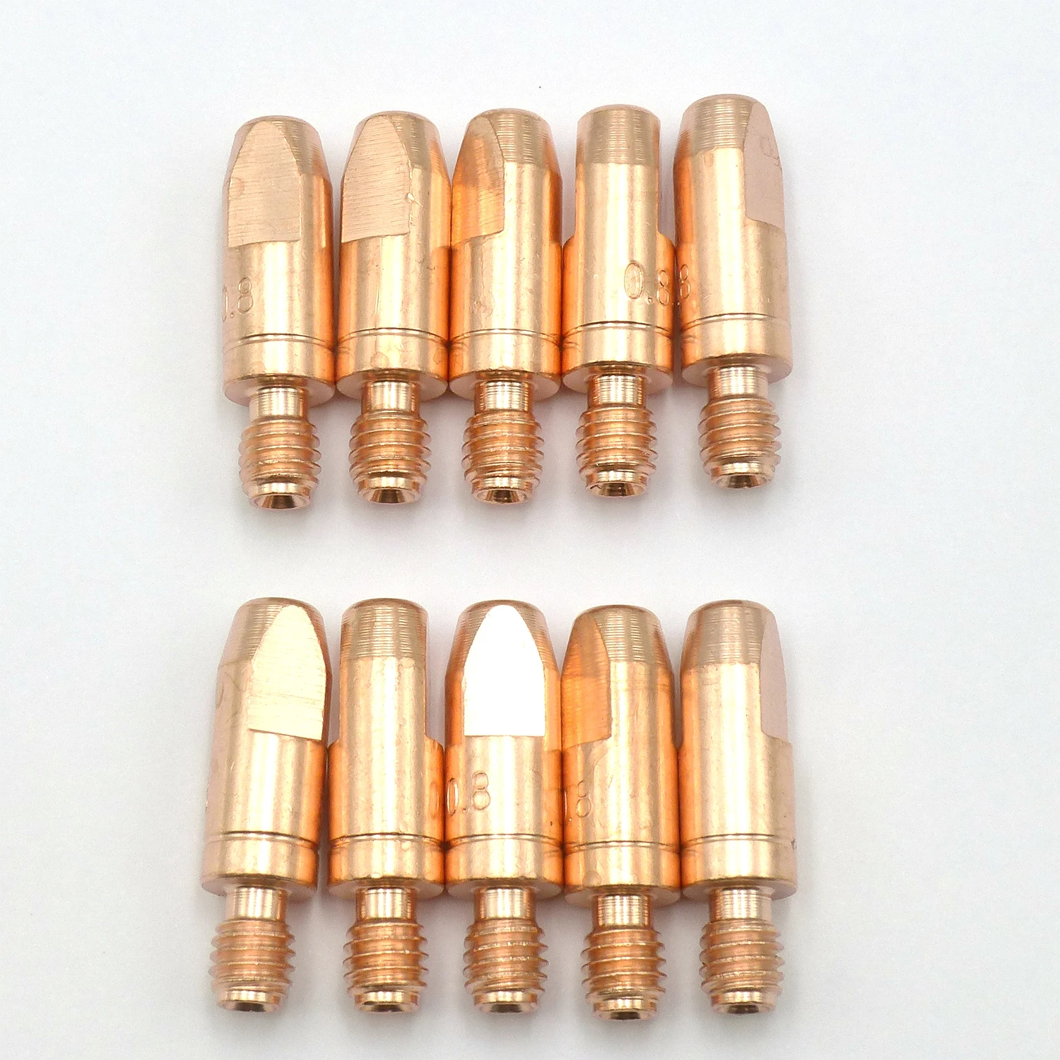 Cucrzr Metric M6 Thread Length 28mm M6x28 Contact Tip MB25 25AK MB24 24KD Mig Gun Welding Torch Part Consumables 