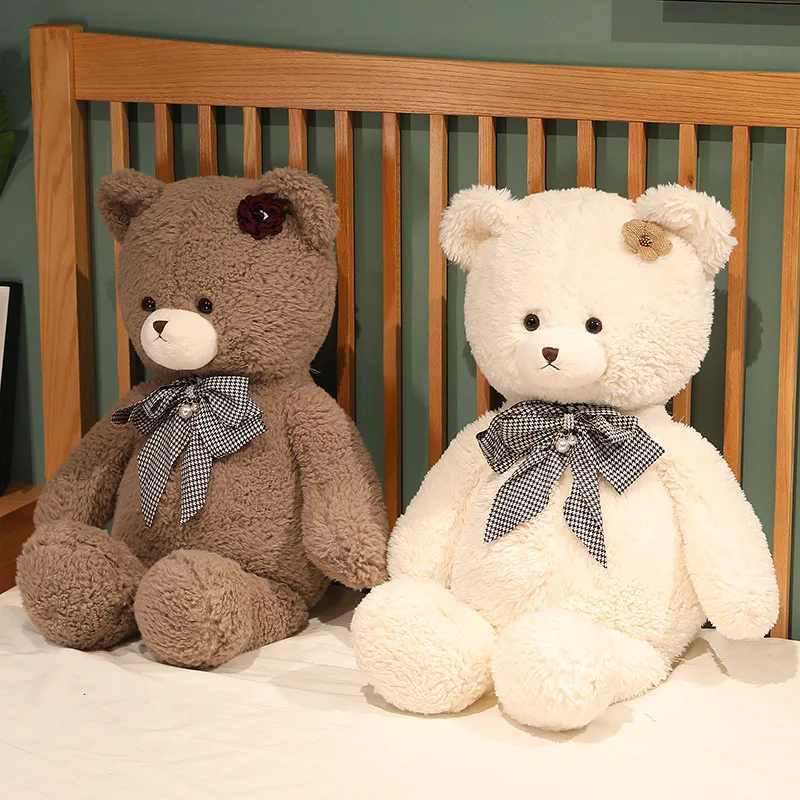

60cm Bow Tie Teddy Bear Plush Toy Stuffed Animals Plush Toy Bear Doll Pillow High Quality Gift for Kids Grils Birthday Christmas