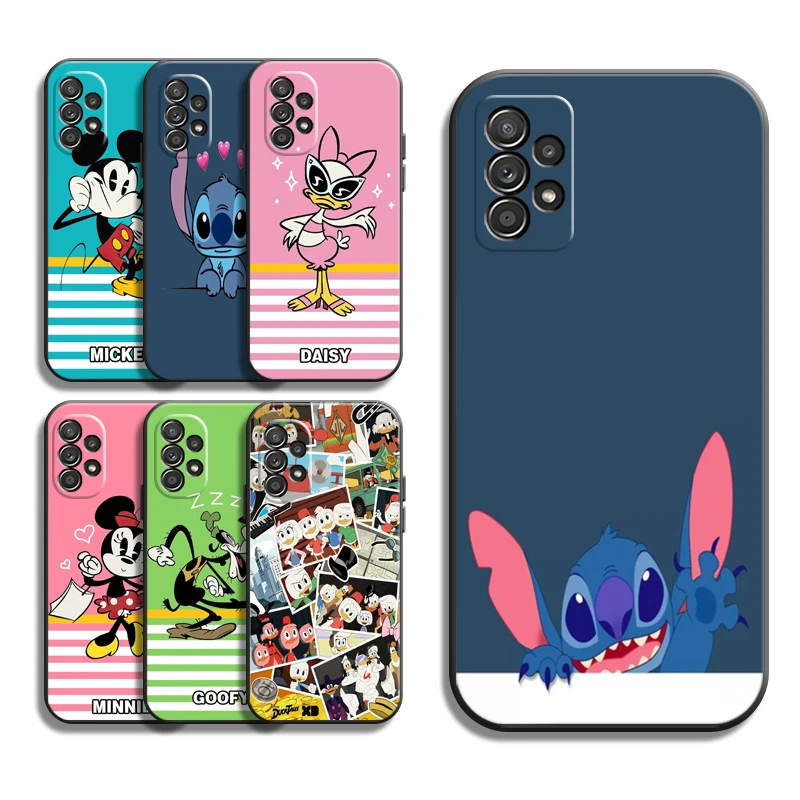 

Disney Stitch Phone Cases For Samsung Galaxy A51 4G A51 5G A71 4G A71 5G A52 4G A52 5G A72 4G A72 5G Carcasa Back Cover Coque