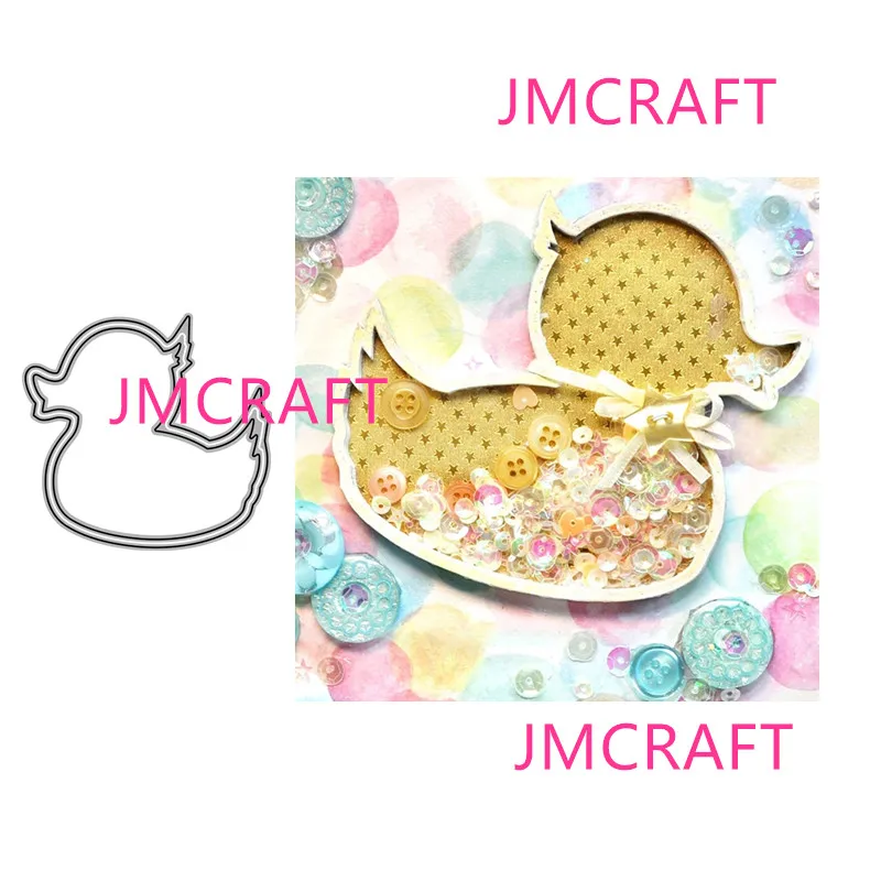

JMCRAFT New Cute Duck Border#4 Metal Cutting Dies DIY Scrapbook Handmade Paper Craft Metal Steel Template Dies