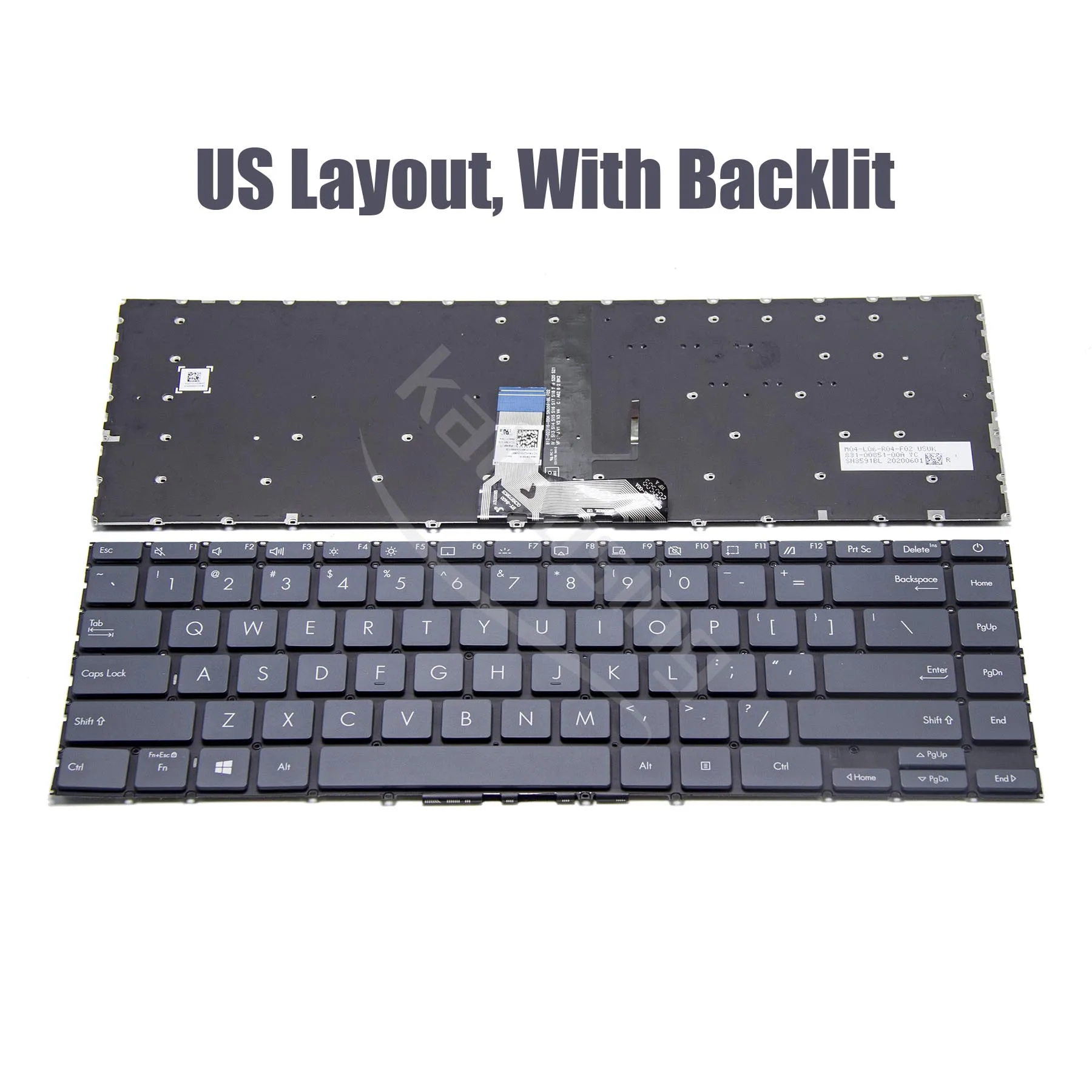 Русская клавиатура US для Asus ZenBook 14 UX425 UX425J UX425JA UX425E UX425EA U4700 UM425 UM425I UM425IA UM425QA с