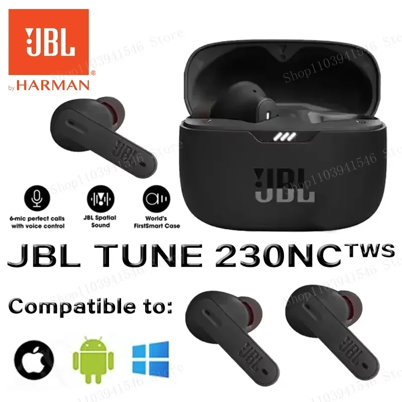 Беспроводная Bluetooth-гарнитура JBL Tune 230nc TWS