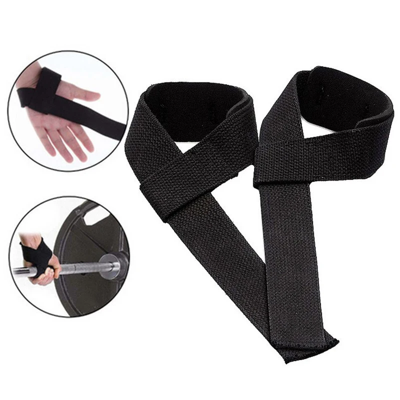 

1Pcs Wrist Support Gym Weightlifting Training Weight Lifting Gloves Bar Grip Barbell Straps Wraps Hand Protection