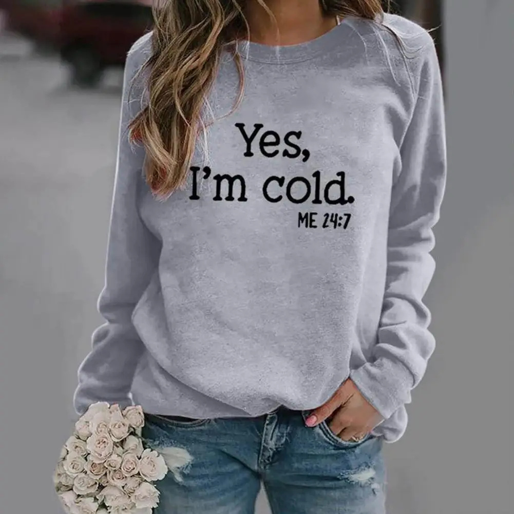 

Mid Length Chic Casual Young Winter Sweatshirt Soft Sweatshirt Loose Female Clothes