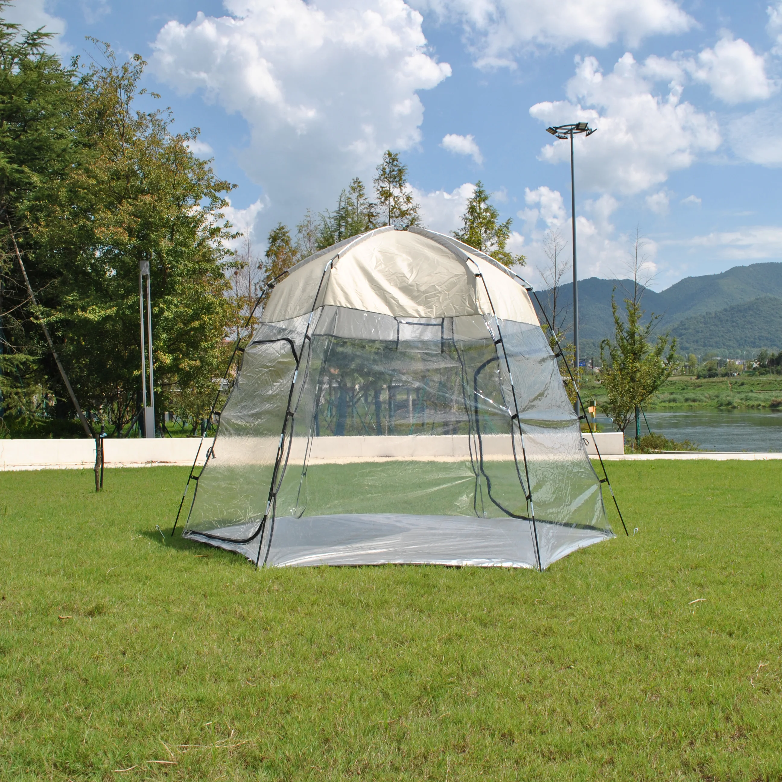 Pod All Weatherproof Sports Tent - 8 Person Shelter Outdoor Bubble 540° Panoramic View Camping tent