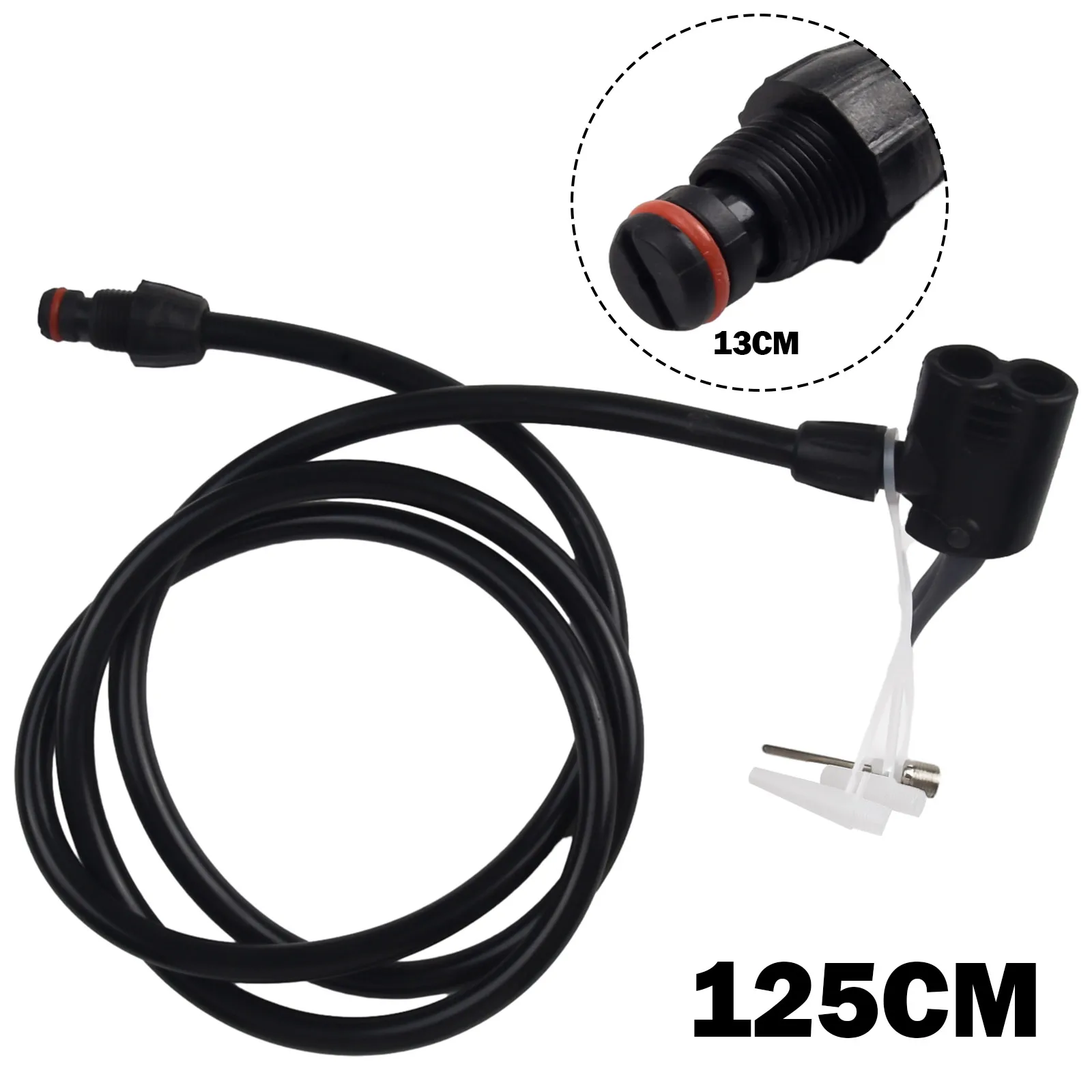 

Connector Hose Lengthened Parts Replacement 1 Pc 7.5mm Air Pump Anti Freeze Black Extension Tube Heat Resistant