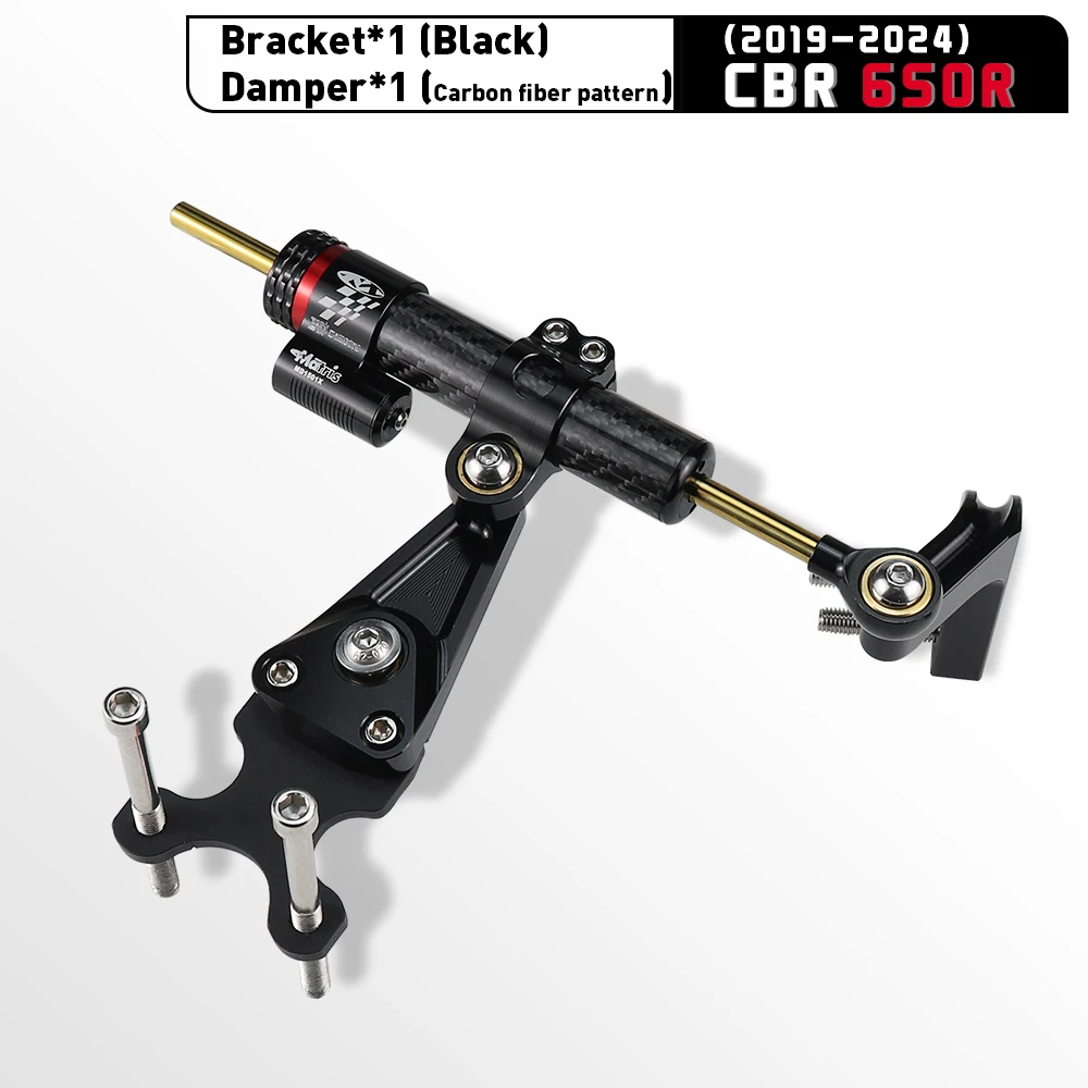 

Для HONDA CRR 650 R CBR650R CBR 650R (2019-2025) аксессуары для мотоциклов, комплект крепления кронштейна стабилизатора рулевого управления