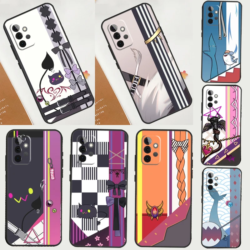 Чехол Tokoyami Towa Gawr Gura Hololive для Samsung Galaxy A54 A34 A14 A52 A32 A22 A12 A51 A71 A50 A70 A13 A33 A53 A52S задняя крышка