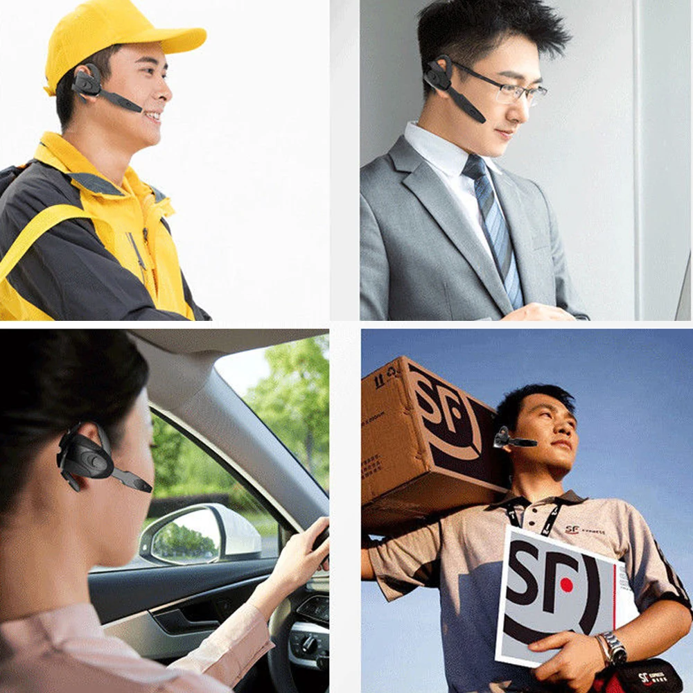 Беспроводные наушники бизнес-гарнитура с микрофоном Bluetooth-совместимая