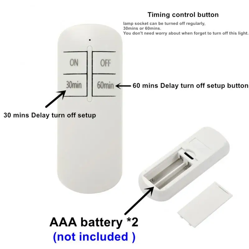 

Smart Light Bulb Base Remote Control E26 E27 Holder Lamp Base Timer Smart Home Lamp Base For Living Room Bedroom Bedside