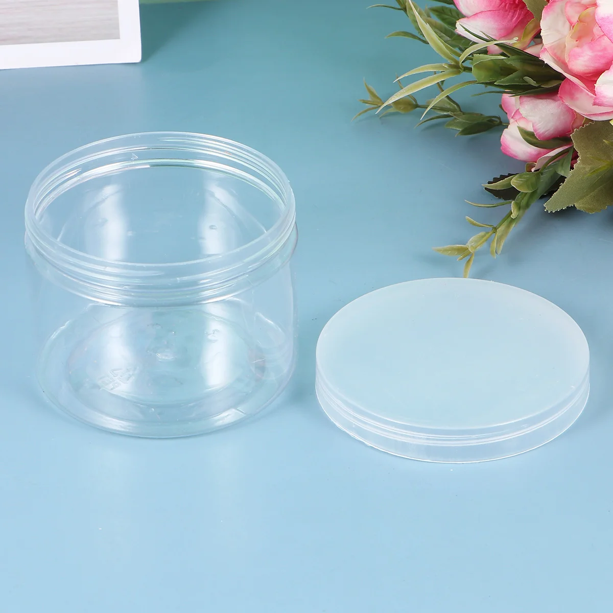 

Jars Makeup Containers Container Jar Lids Withsmall Cream Sample Refillable Casetraveljars Empty Lear Clear Glass Box Mini