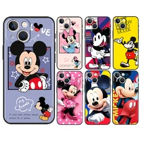 disney mickey mouse pretty for apple iphone 13 12 11 pro max mini xs max x xr 6s 6 7 8 plus 5s se2020 soft black phone case