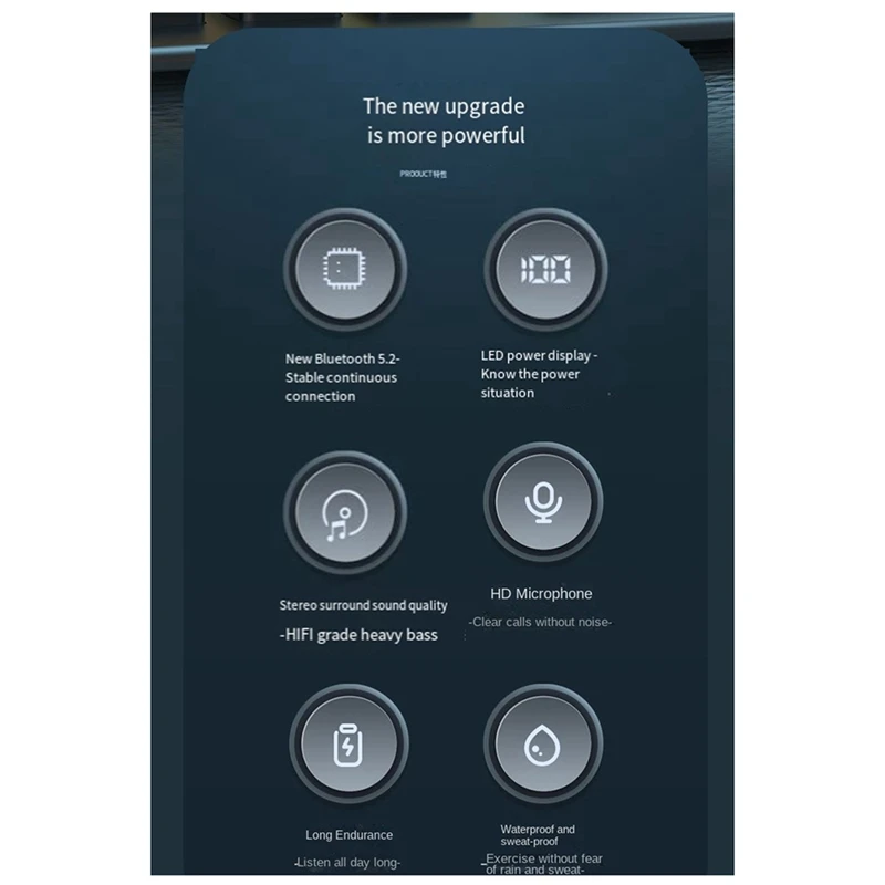 Гарнитура на шею стерео шумоподавление универсальная спортивная гарнитура с