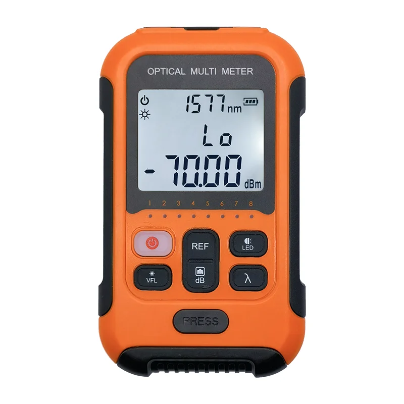 

TL570A Optical Power Meter -70~+10dBm 4 in 1 Multifunction Fiber Network Cable Tester Visual Fault Locator 2-30MW