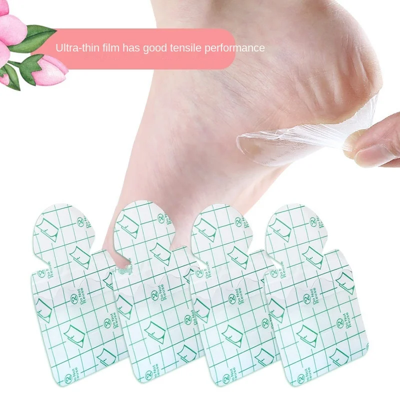 10 Pcs Foot High Heel Sticker Inserts Heel Pad Care Patch Waterproof Transparent Invisible Skin Protector Anti Blister Cushion