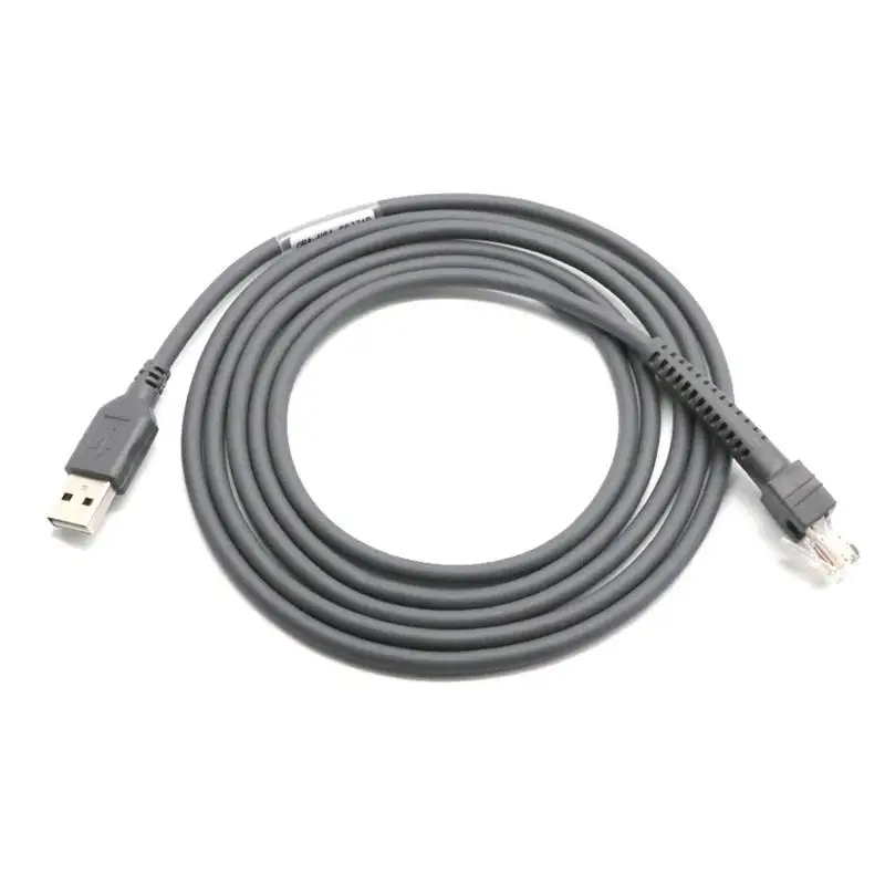 Кабель для сканера данных с USB на RJ48, RJ50, для LS1203, LS2208, LS4208, LS3008, кабель для сканера штрих-кодов, Прямая поставка