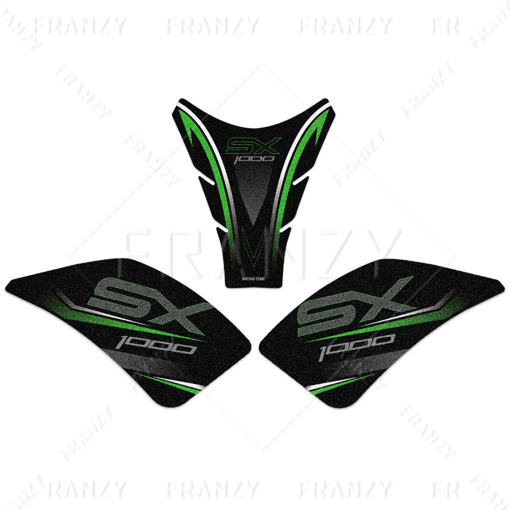 

3 м наклейки на топливный бак мотоцикла, защитные противоскользящие наклейки, аксессуары для Ninja 1000SX Z 1000SX Ninja 1000 SX 2017-2024