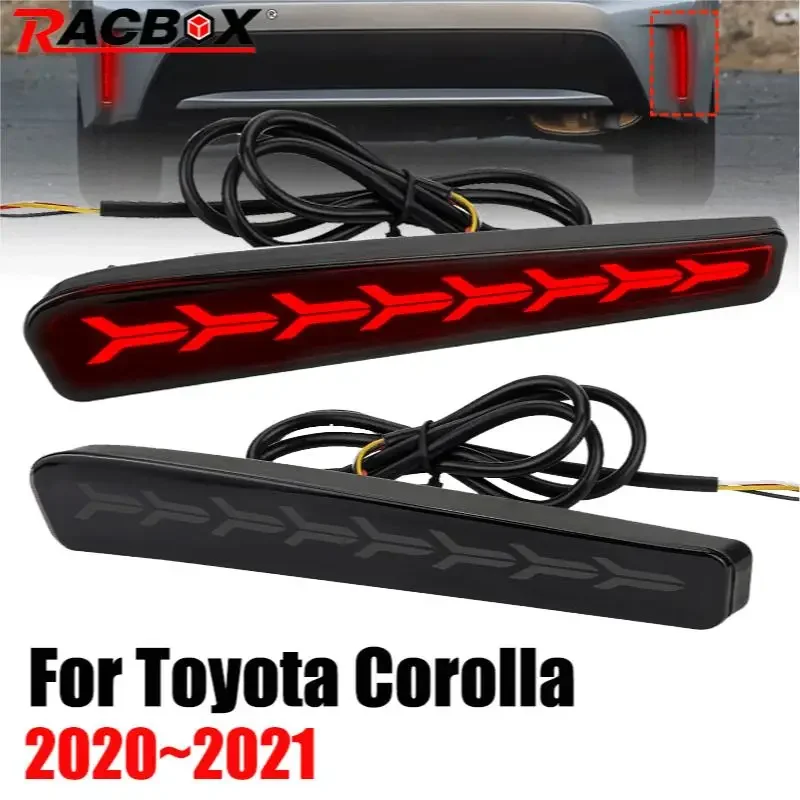 Для Toyota Corolla Sedan US Version 2020 2021 Светодиодный отражатель заднего бампера задний