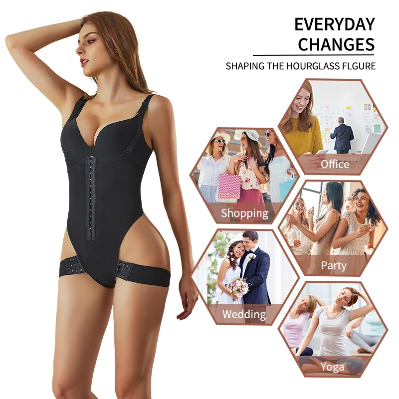 Butt Lifter Tummy Thong Control Panties Booty Enhance COMFREE Underwear Body Shaper Waist Trainer Corset Body Shapewear Oversize